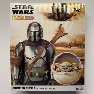 Disney Star Wars The Mandalorian Prime 3D 500 Piece Jigsaw Puzzle - Sealed